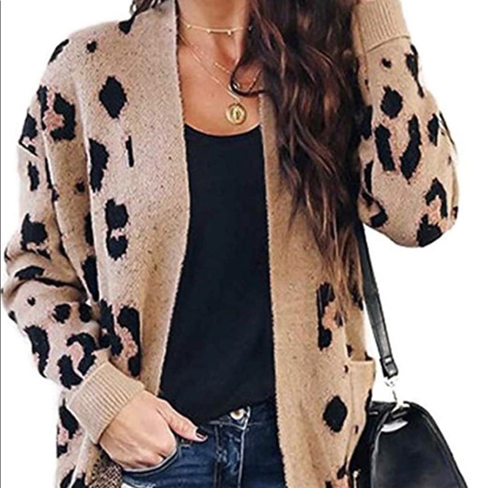Leopard Print Cardigan